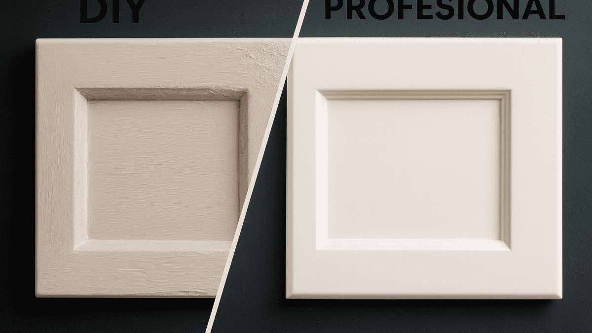 Comparativa real de acabado profesional vs DIY en lacado de muebles